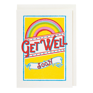 Get Well Soon Greetings Card by Archivist