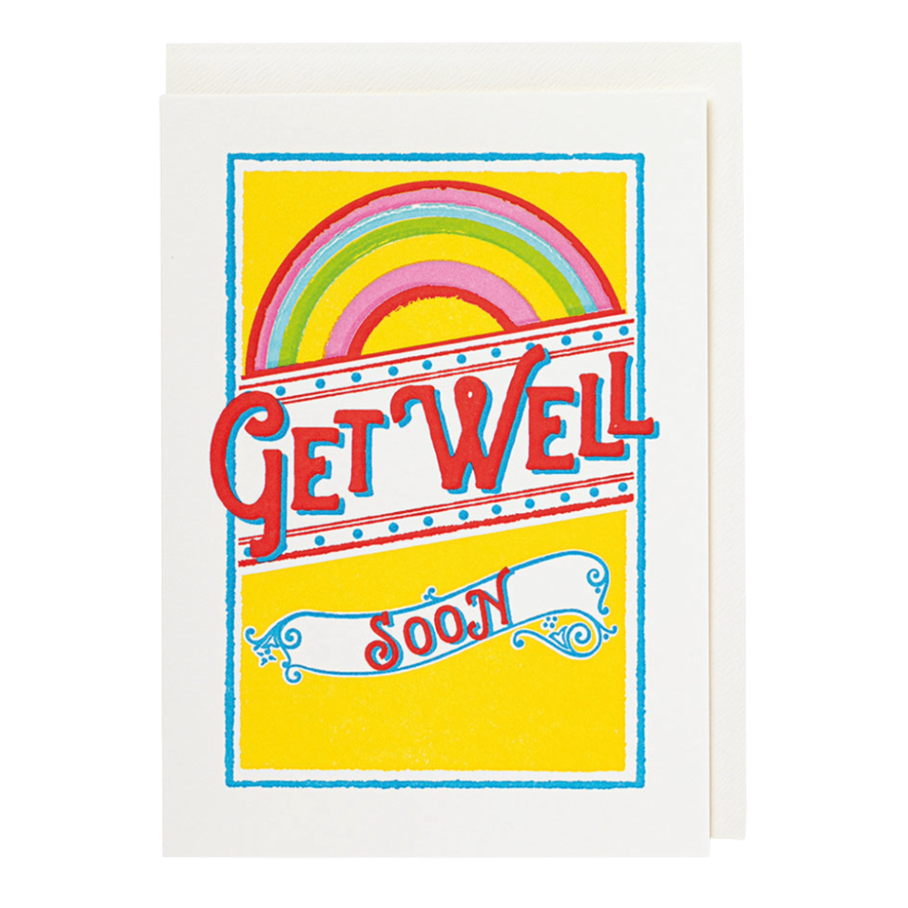 Get Well Soon Greetings Card by Archivist