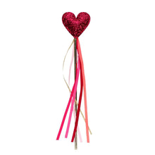 Load image into Gallery viewer, Heart Shaped Glitter Wand by Rex
