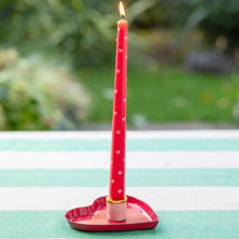 Load image into Gallery viewer, Heart Tapered Candle - 2 Pack by Talking Tables
