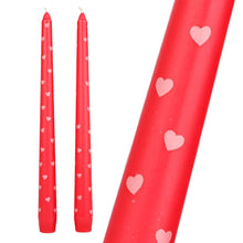 Load image into Gallery viewer, Heart Tapered Candle - 2 Pack by Talking Tables
