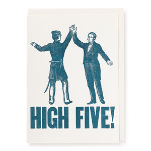 High Five! Greetings Card by Archivist