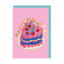 Load image into Gallery viewer, Happy Birthday Cake Birthday Card by Ohh Deer
