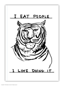 David Shrigley A6 Notebook, I Eat People