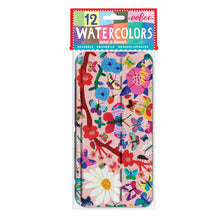 Load image into Gallery viewer, Watercolours in Tin Butterfly &amp; Flowers by Eeboo

