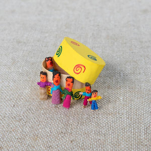 6 Mini Worry Dolls in Box by Rex
