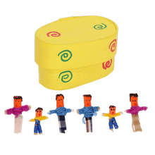 Load image into Gallery viewer, 6 Mini Worry Dolls in Box by Rex
