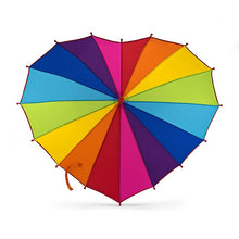 Load image into Gallery viewer, Heart Rainbow Junior Umbrella by Fulton
