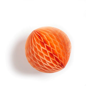 Paper Ball Decoration Orange by Petra Boase