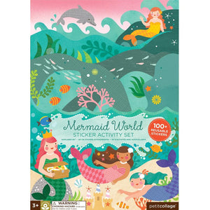 Petit Collage - Mermaid World Sticker Activity Pack