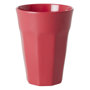 Tall Melamine Cup, Red