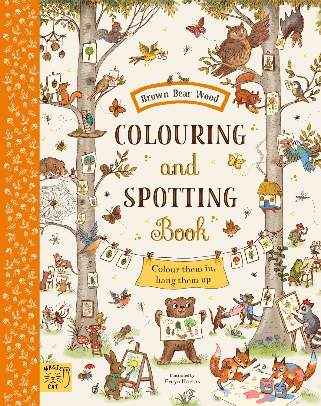 Brown Bear Wood Colouring and Spotting Book