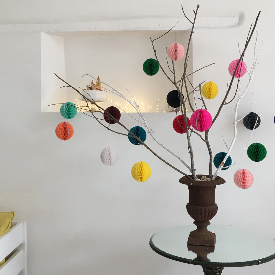 Paper Ball Decoration Minty Turquoise by Petra Boase
