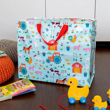 Load image into Gallery viewer, Jumbo Storage Bag - Farmyard Design by Rex
