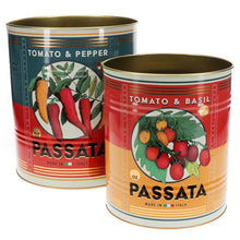 Load image into Gallery viewer, Set of 2 Large Storage Tins - Passata
