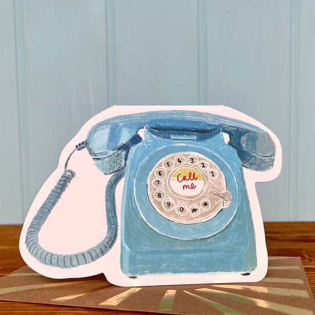 Laura Skilbeck Greetings Card - Call Me