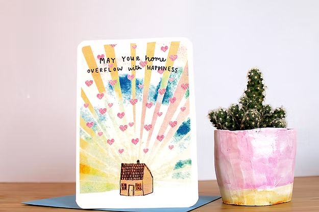Laura Skilbeck Greetings Card - Home Happiness