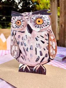 Laura Skilbeck Greetings Card - Owl
