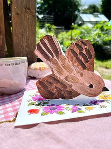 Laura Skilbeck Greetings Card - Swoopy Bird
