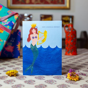 Magical Mermaid Birthday Card by Hutch Cassidy