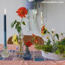 Load image into Gallery viewer, Marble Two Tone Dinner Candles - Blue by Talking Tables
