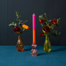 Load image into Gallery viewer, Marble Two Tone Dinner Candles - Pink by Talking Tables

