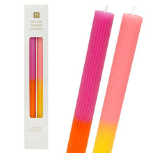 Load image into Gallery viewer, Marble Two Tone Dinner Candles - Pink by Talking Tables
