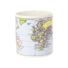 Load image into Gallery viewer, the front of the world map mug

