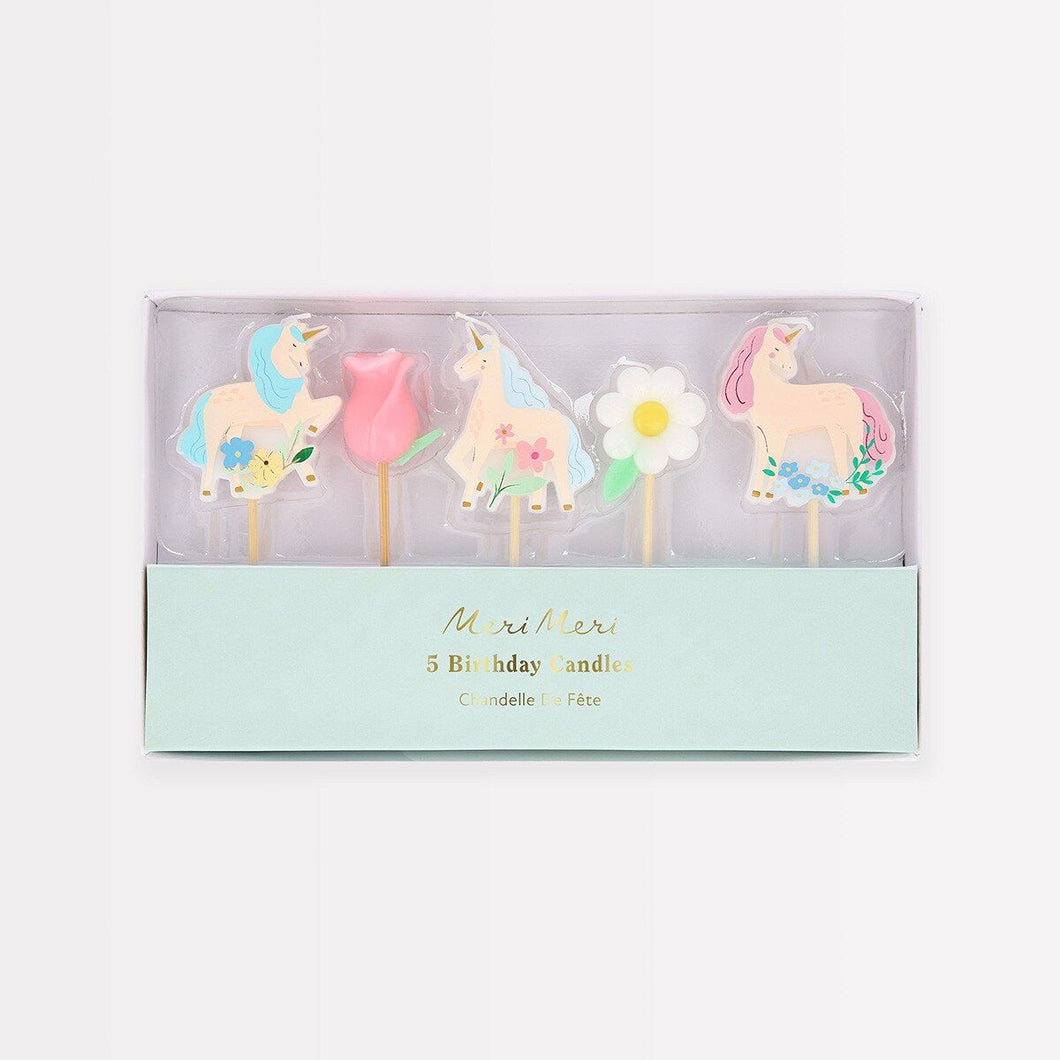 Meri Meri Meadow Unicorns Candles