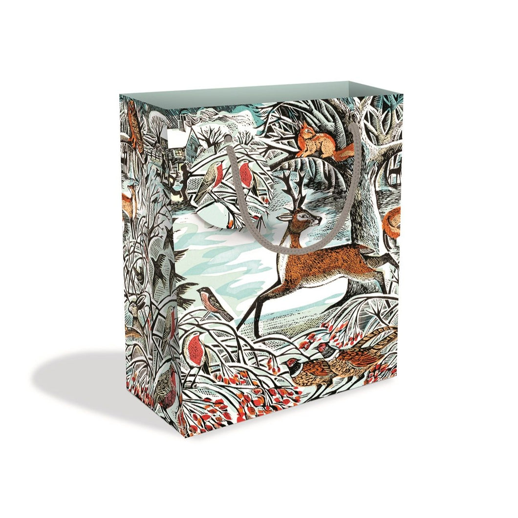 Angela Harding - WInter Woodland Medium Gift Bag by Museums & Galleries