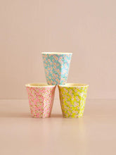 Load image into Gallery viewer, Medium Melamine Cup - Yellow Floral Print
