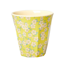 Load image into Gallery viewer, Medium Melamine Cup - Yellow Floral Print
