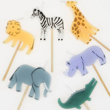 Load image into Gallery viewer, Meri Meri Jungle Animal Candles

