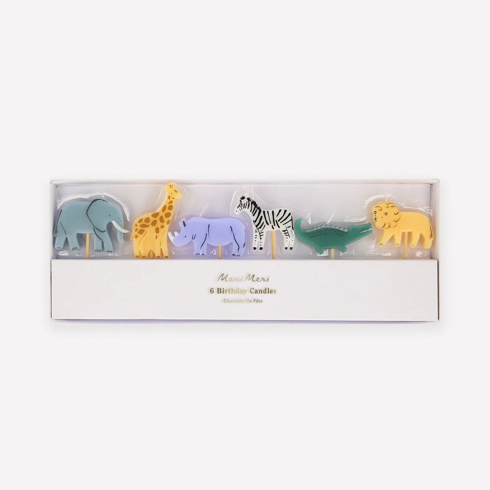 Meri Meri Jungle Animal Candles