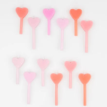 Load image into Gallery viewer, Meri Meri Pink Heart Candles
