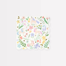 Load image into Gallery viewer, Meri Meri Small Napkins - Meadow Unicorns
