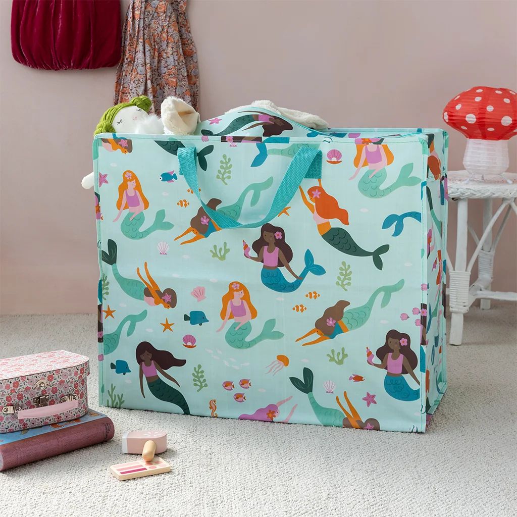 Mermaids Design Jumbo Storage Bag