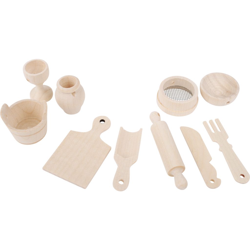 Wooden Miniature Utensils