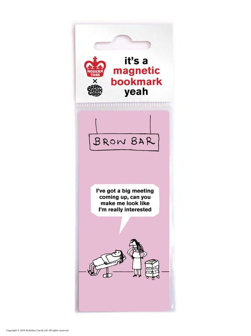 Modern Toss Magnetic Bookmark - Brow Bar