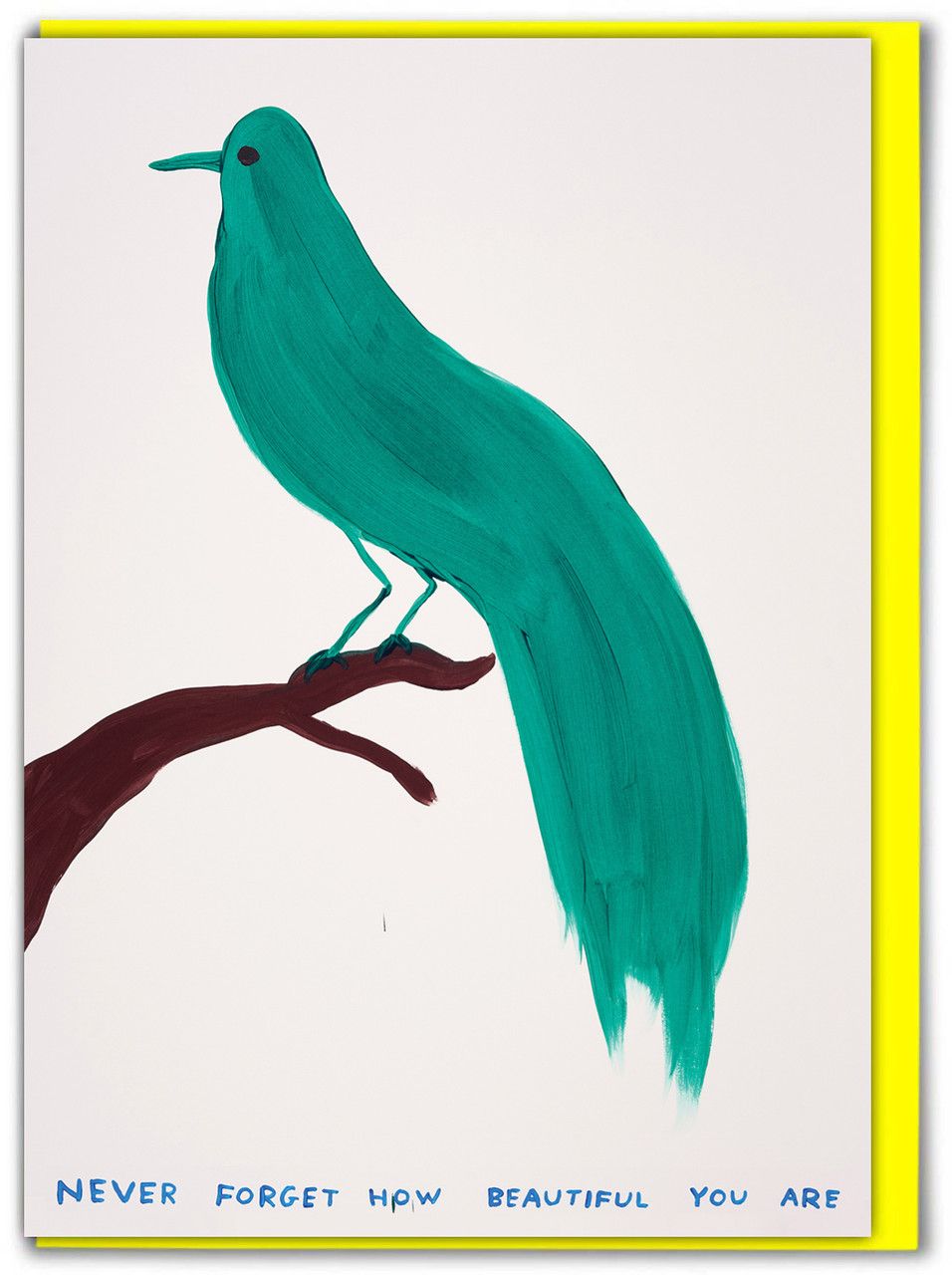 David Shrigley Greetings Card - Never Forget