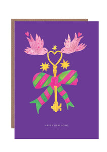 New Home Key - Greetings Card by Hutch Cassidy