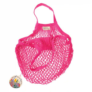 Organic Cotton Net Bag -Fucshia Pink-by Rex