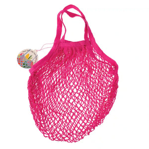 Organic Cotton Net Bag -Fucshia Pink-by Rex