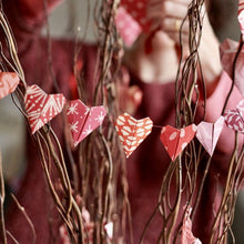 Load image into Gallery viewer, Garland of Hearts Origami Kit by Cambridge Imprint
