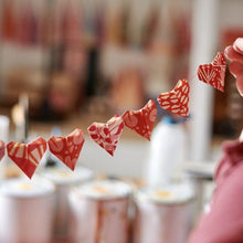 Load image into Gallery viewer, Garland of Hearts Origami Kit by Cambridge Imprint
