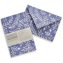 Load image into Gallery viewer, Packet of 10 Patterned Envelopes- Sprig Harebell by Cambridge Imprint
