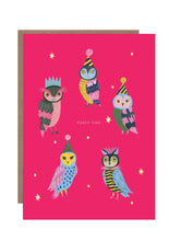 Load image into Gallery viewer, Party Owls Birthday Card by Hutch Cassidy
