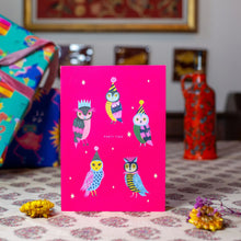 Load image into Gallery viewer, Party Owls Birthday Card by Hutch Cassidy
