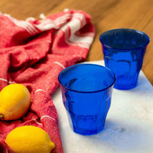 Load image into Gallery viewer, Picardie Glass Drinking Tumbler - 250ml - Sapphire
