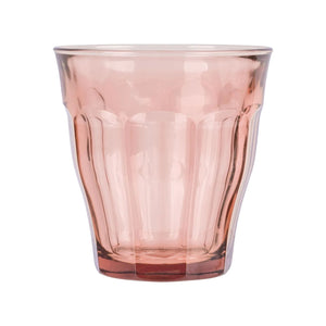 Picardie Glass Drinking Tumbler - 250ml - Pink